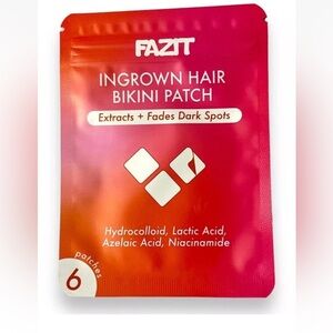 Fazit Ingrown Hair Bikini Patch 6 Pack Extracts Fades Dark Spots